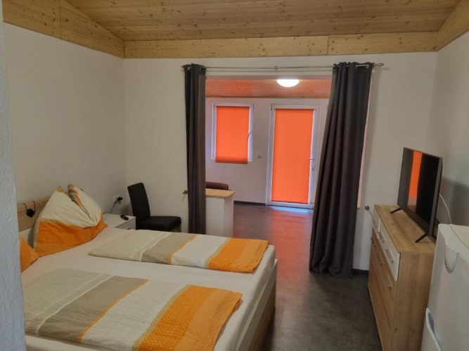 Studio with balcony and with view