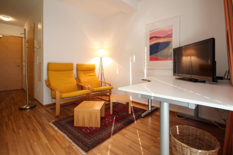 Studio with balcony