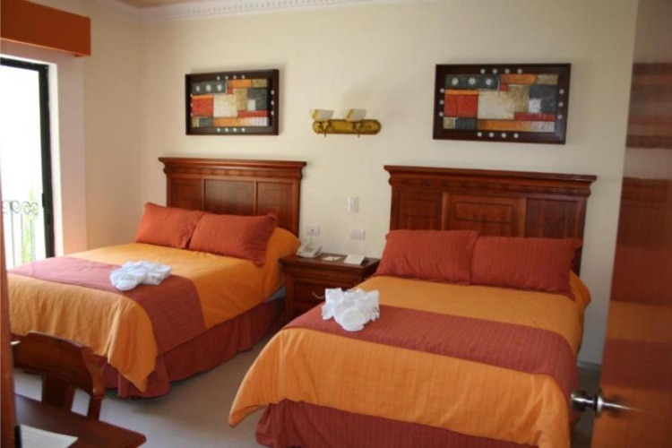 Standard Quadruple room with balcony and with view