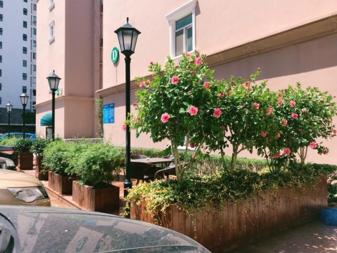 Outside