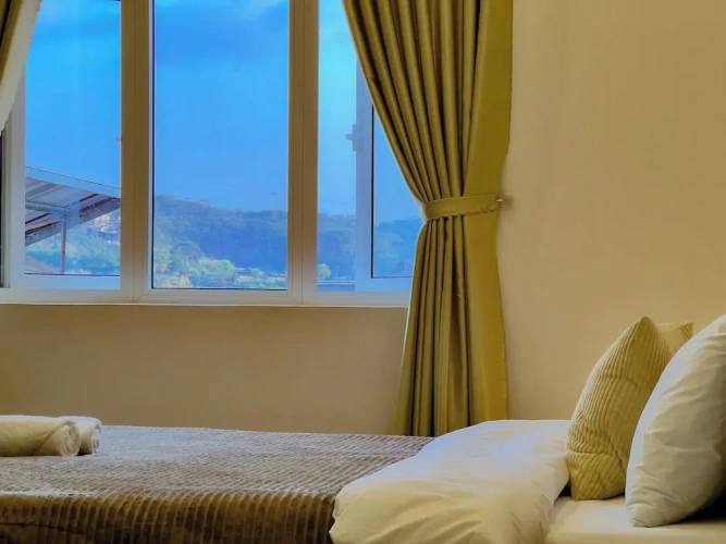 Standard Double Family room with balcony and with mountain view