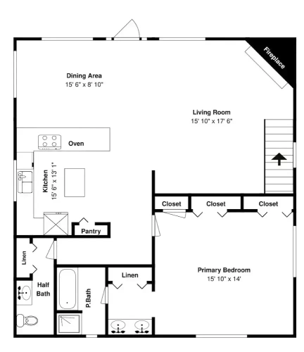 3 Bedrooms Cottage