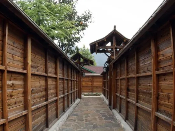 Outside