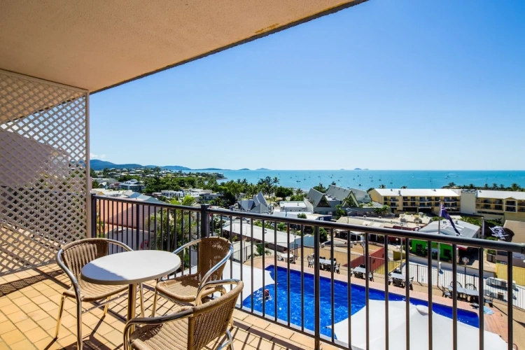 Family Studio with balcony and with ocean view