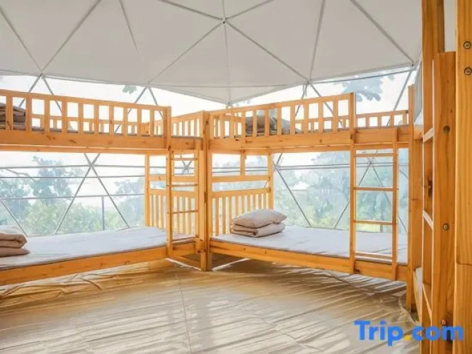 Family Tent with lake view