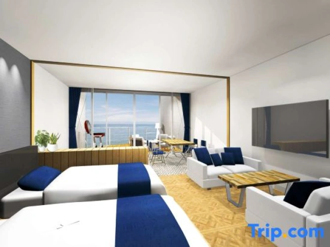 Standard Twin room with ocean view