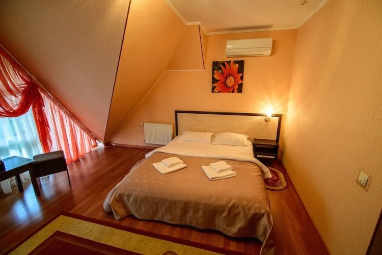 Standard Double Attic room with balcony and with view
