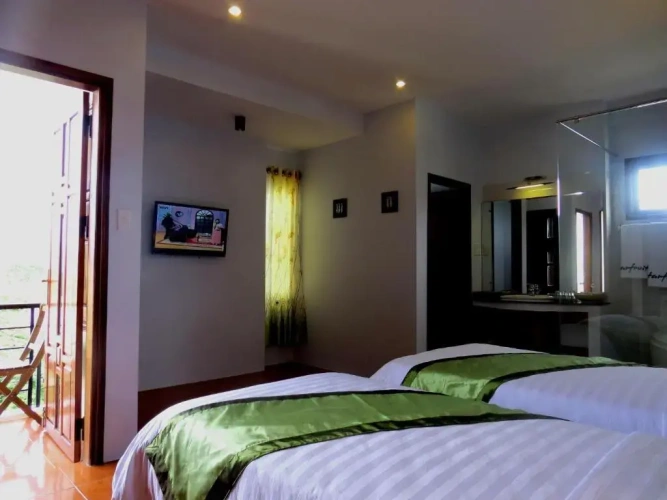 Superior Twin room with balcony and with view