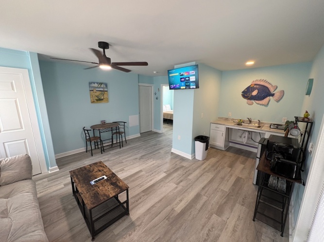 Double Basement Apartment with courtyard view