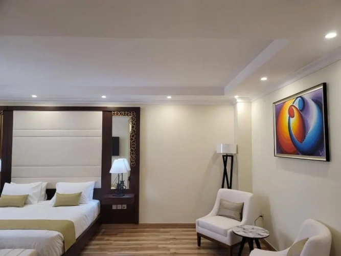 Deluxe Double room with balcony and with city view