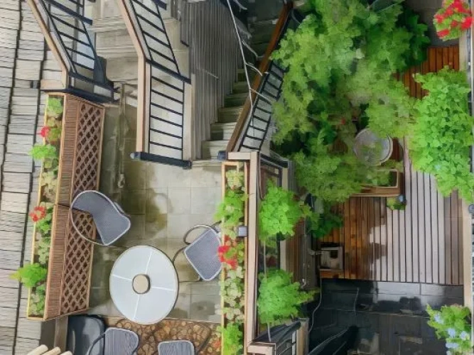Outside