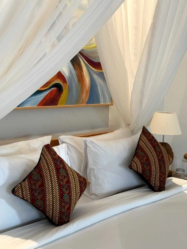 Deluxe Double Suite with balcony and with pool view