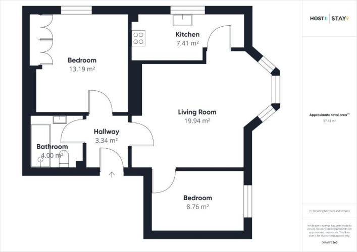 2 Bedrooms Apartment