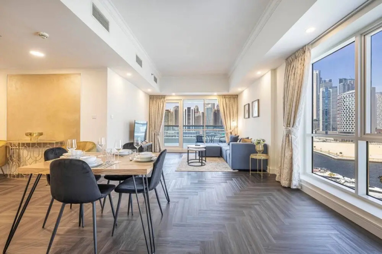 Stylish 1br - Extra Bed With Burj Khalifa View