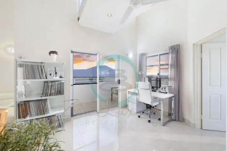 Lux Beachfront PH Office Pool Skyline Views