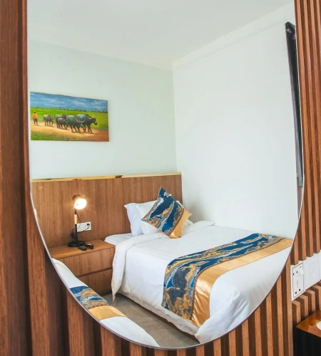 Superior Twin room with balcony and with river view