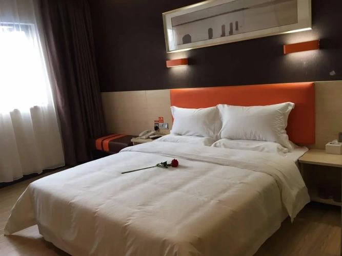 Standard Twin room with street view