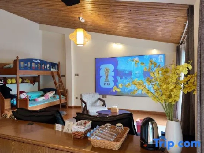 Deluxe Family room with balcony and with view