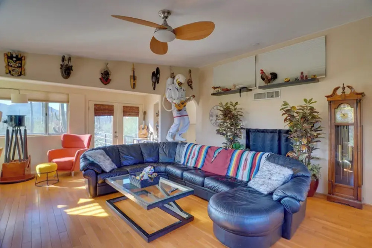 Pool & Stunning Mtn Views! Eclectic Tucson Home