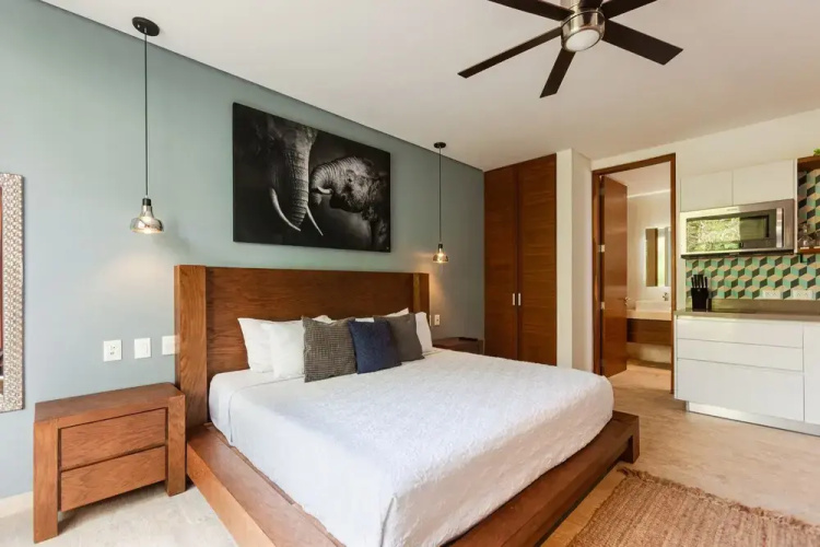 Room fully equipped Spa and gym free