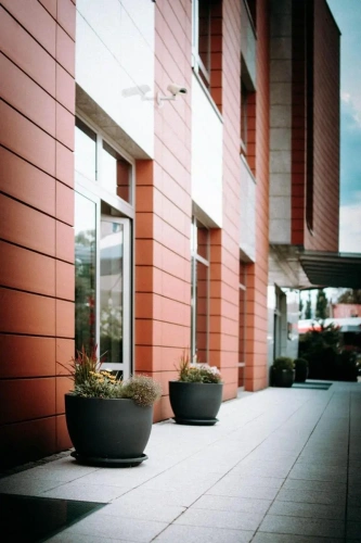 Outside