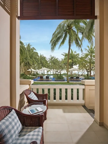 Deluxe Double room with balcony and with garden view