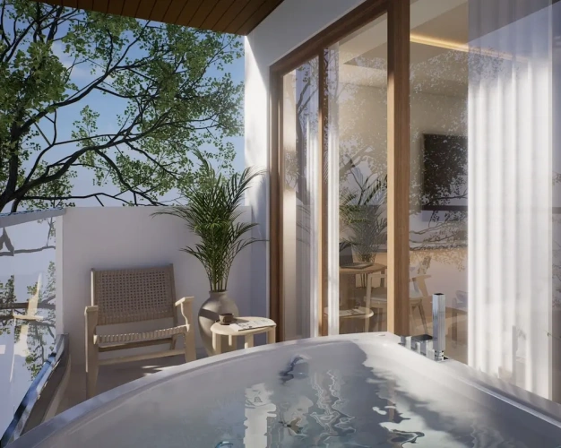 Standard Double room with balcony and with ocean view