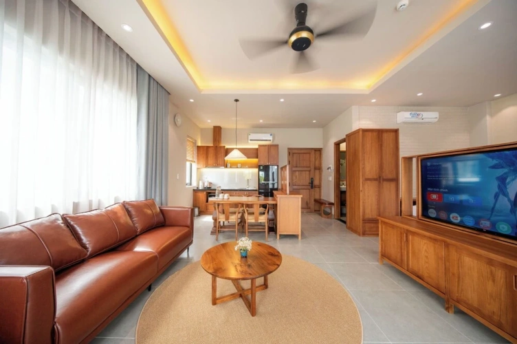 Deluxe Double Apartment with balcony and with garden view