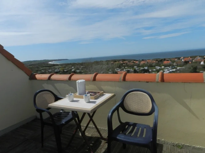 Standard Double room with balcony and with sea view