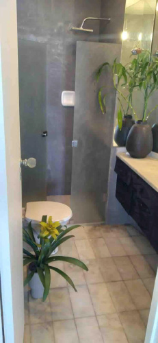 Flat decorado com piscina no Leblon