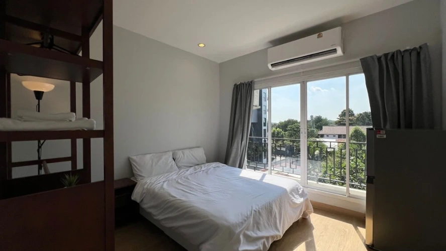Double Studio with balcony and with city view