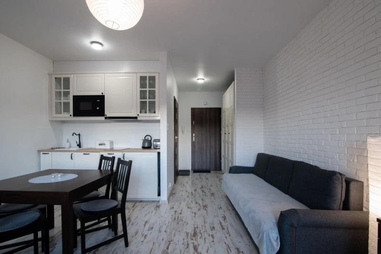 Studio with balcony