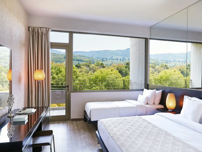 Double room with forest view