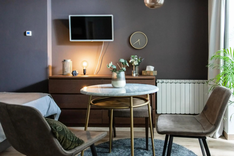 Cozy modern studio in Prague's absolute center