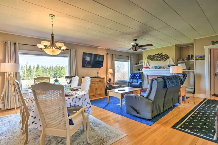 Nautical Lubec Cottage w/ Fire Pit & Grill!