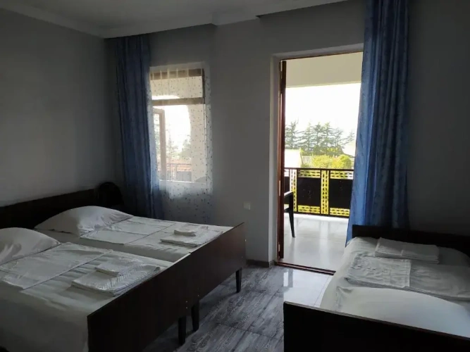 Classic Quadruple room with balcony and with view