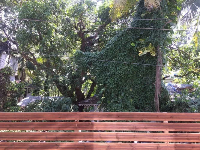 Comfort room with balcony