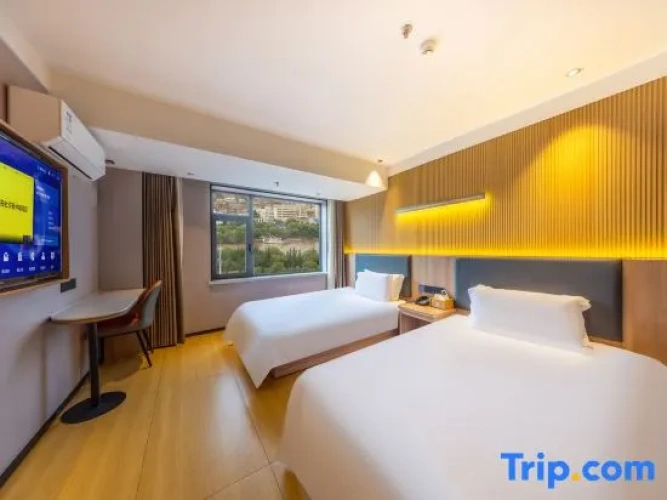 Standard Twin room with canal view