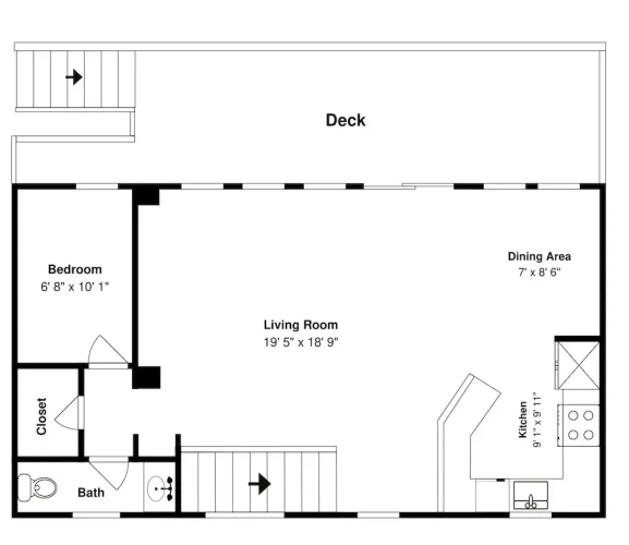4 Bedrooms Studio