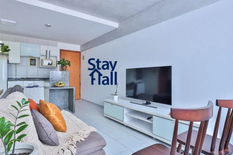 Flat 206 no Parque da Jaqueira-SH032