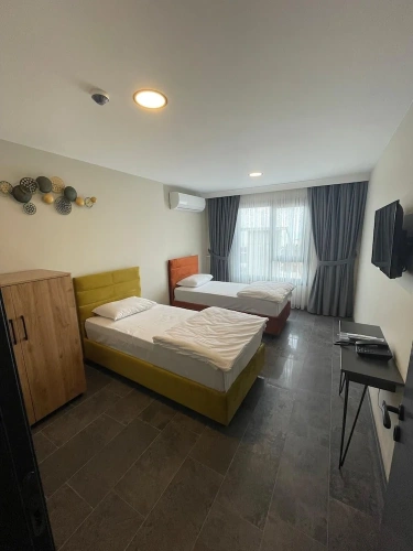 2 Bedrooms Comfort Apartment with balcony and with garden view
