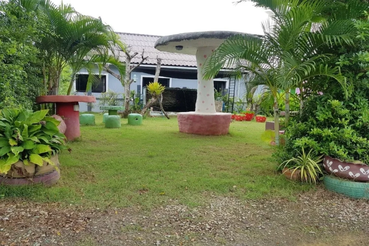 Outside