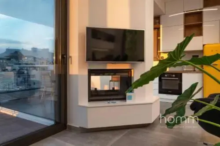 59m homm Loft Penthouse with Acropolis View 2ppl