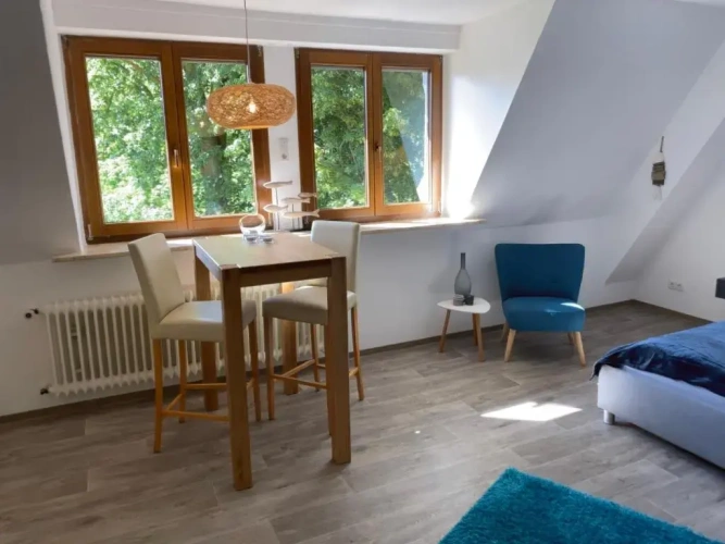 Apartment with garden view