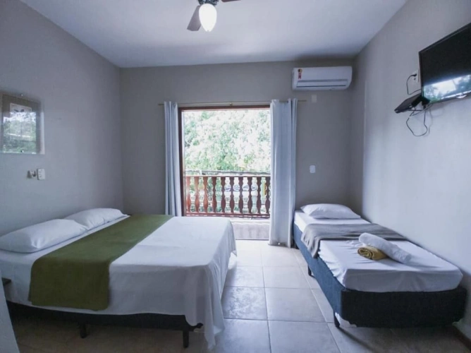 Standard Double room with balcony and with view