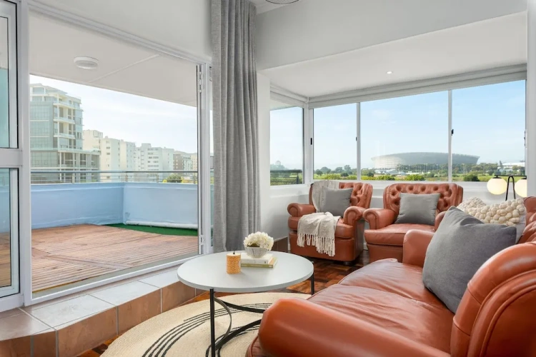 Studio with balcony