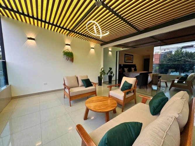 Double Junior Suite with balcony and with city view
