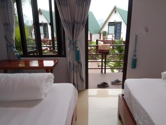 Family Bungalow with balcony