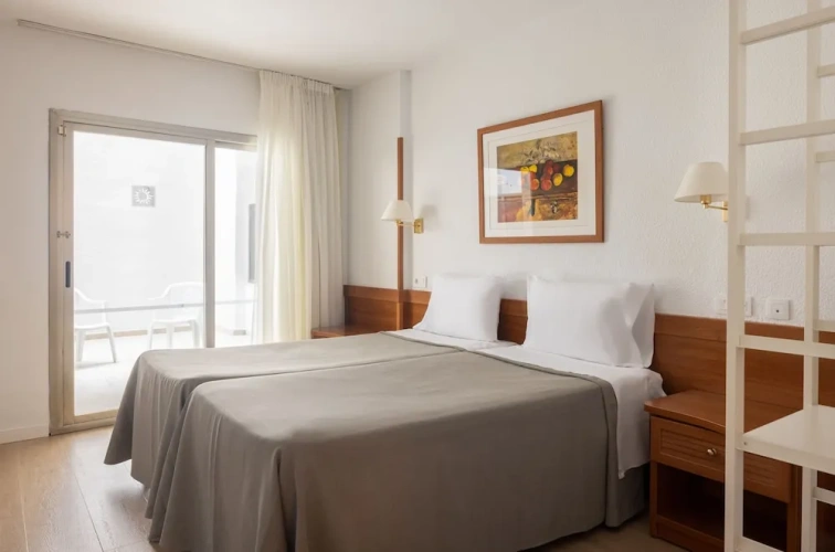 Standard Twin room with balcony and with pool view