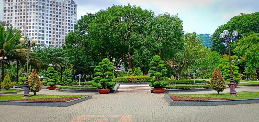 Outside